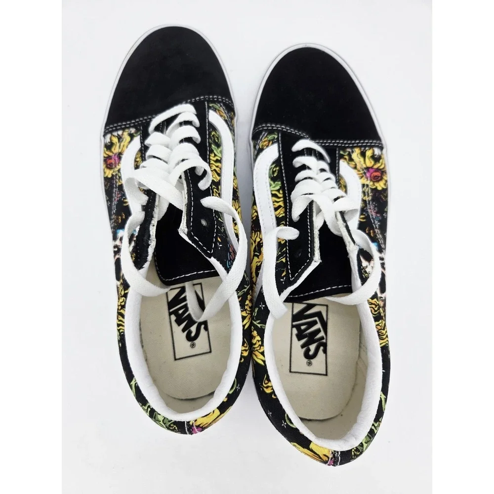 New Vans Old skool Beauty Skull Men Women Unisex Rare‎ Mens 8.5 Womens 10